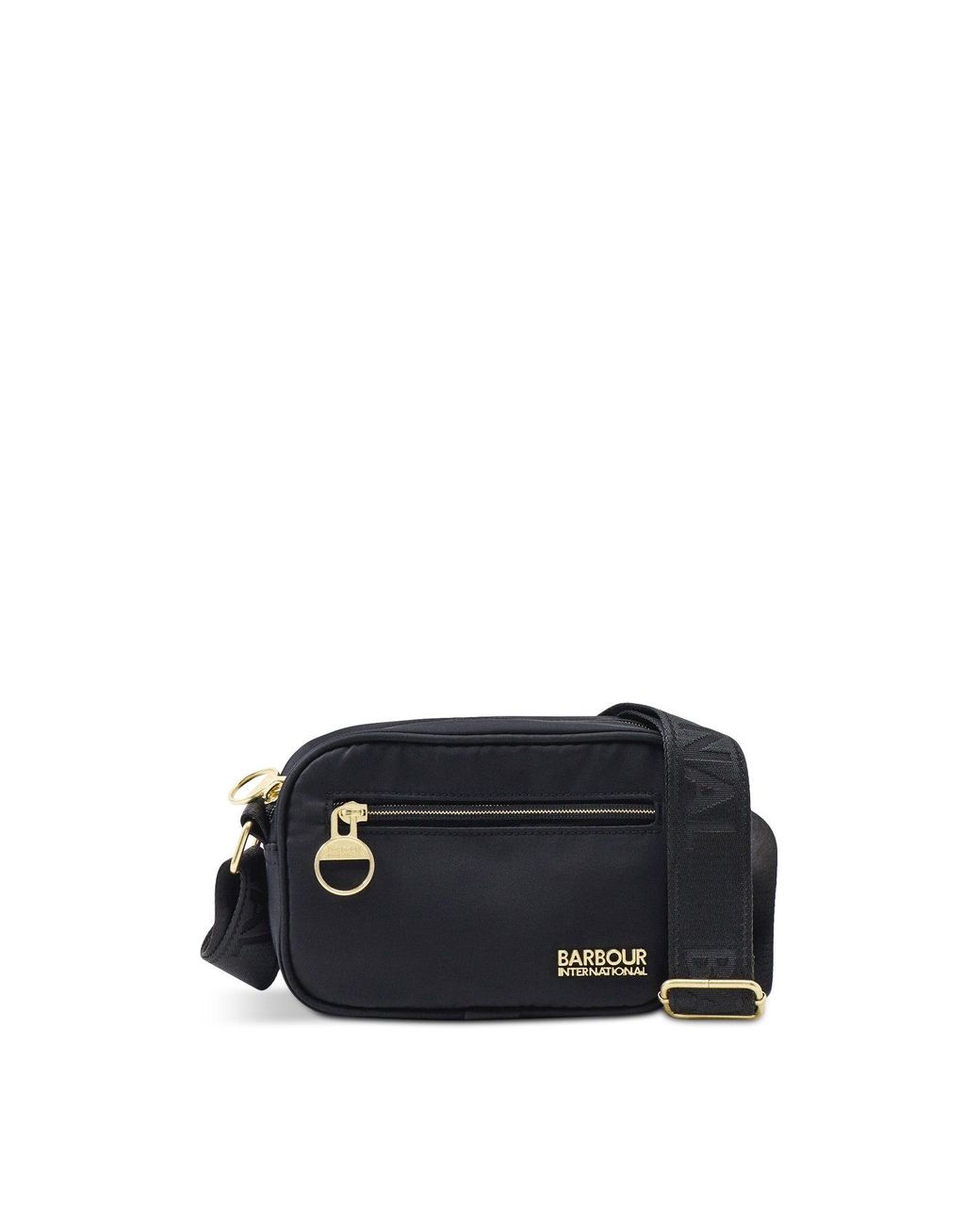 Barbour Black Qualify Mini Crossbody Bag