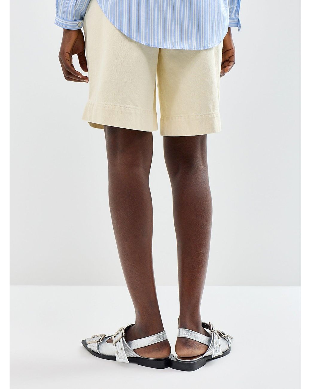 Damson Madder Natural Annie Shorts Butter