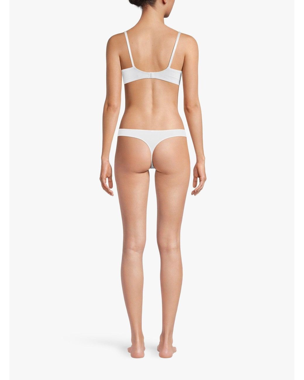 Skarlett Blue White Entice Balconnette Bra