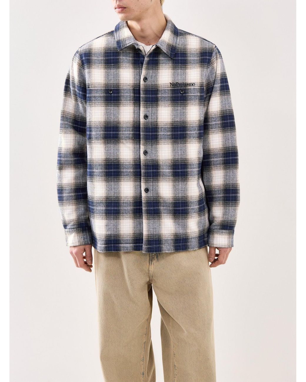 No Problemo Gray Mini Problemo Overshirt for men