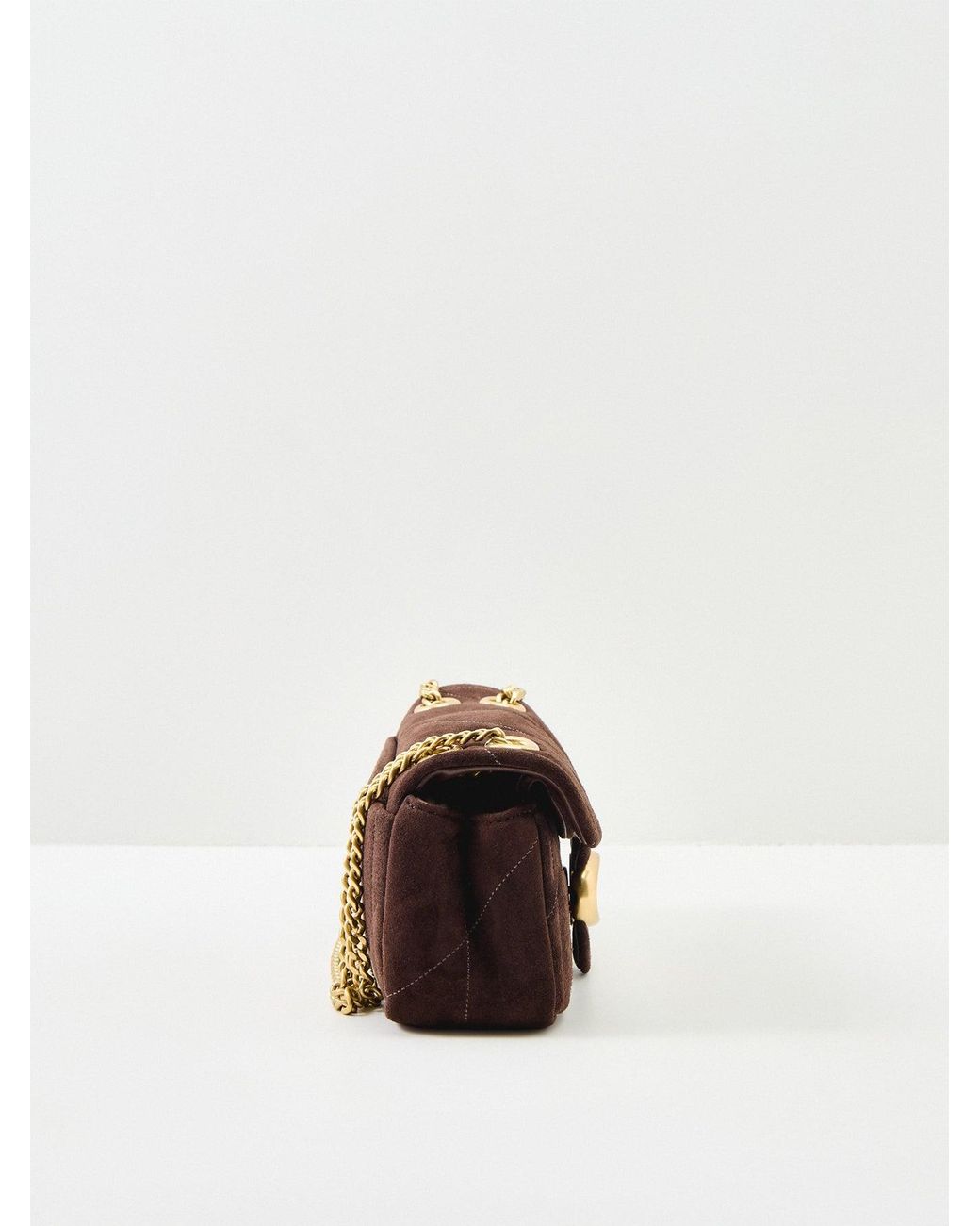 COACH White Quilted Suede Tabby Shoulder Bag 20