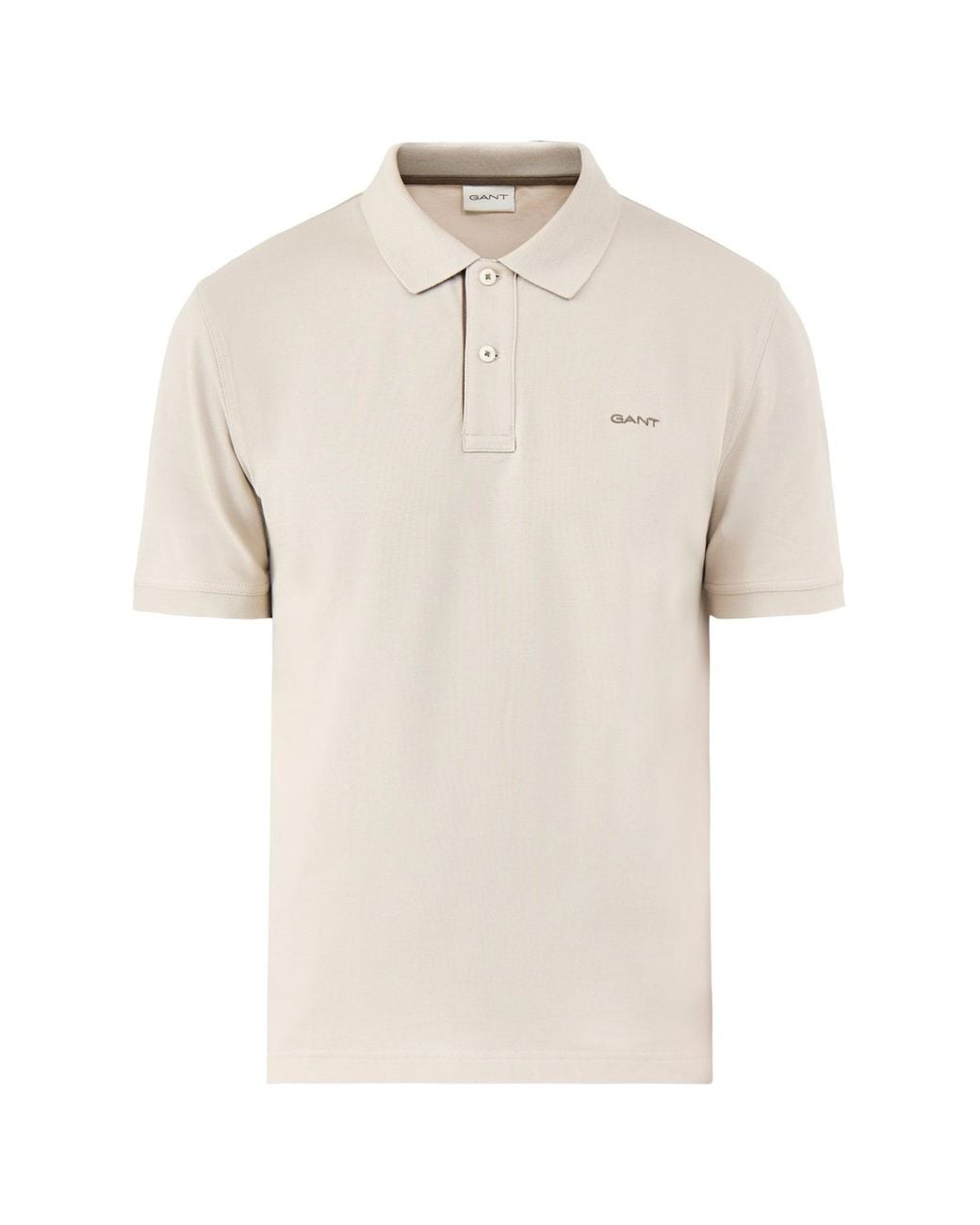 Gant Blue Contrast Pique Polo for men