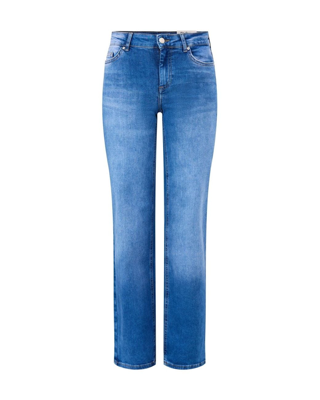 ONLY Blue Blush Mid Waist Straight Jeans 32"