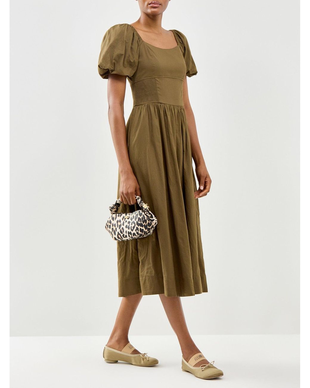Nobody's Child Green Mara Midi Dress