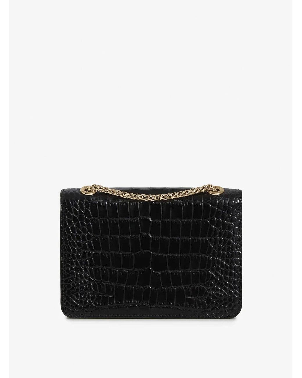 Strathberry Black Eastwest Mini Leather Bag