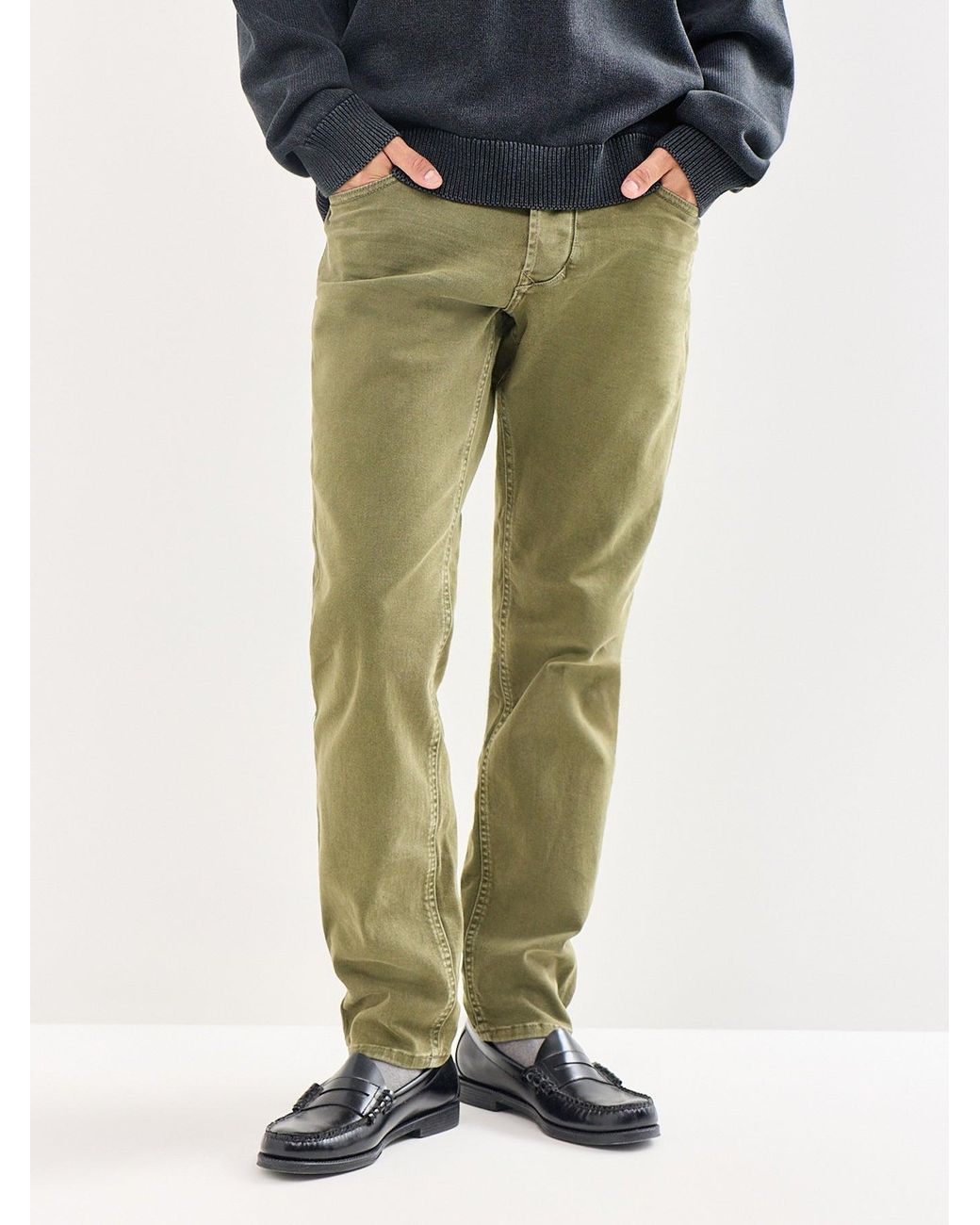 DIESEL Green 1986 Larkee-Beex Tapered Fit Jeans for men