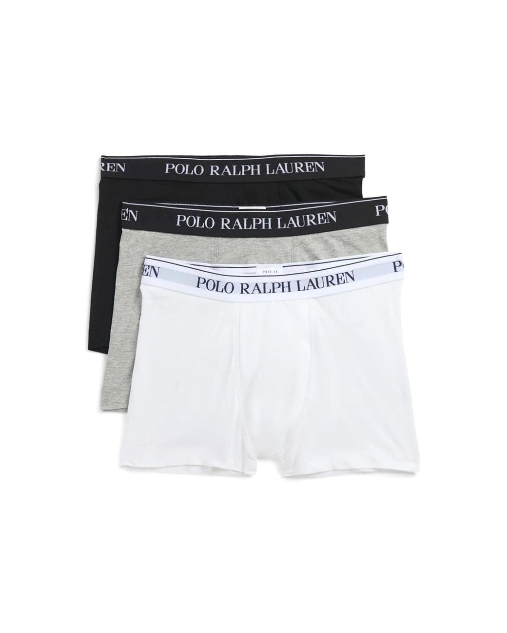 Polo Ralph Lauren White Classic 3 Pack Trunks for men