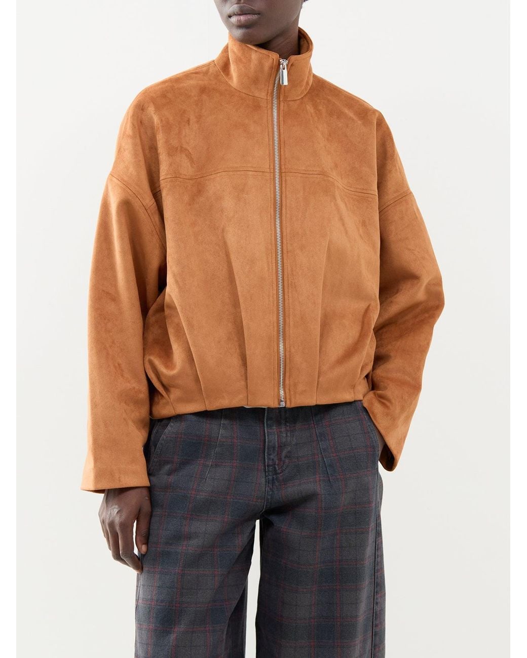 Vero Moda Brown Oda Long Sleeve Bomber Jacket