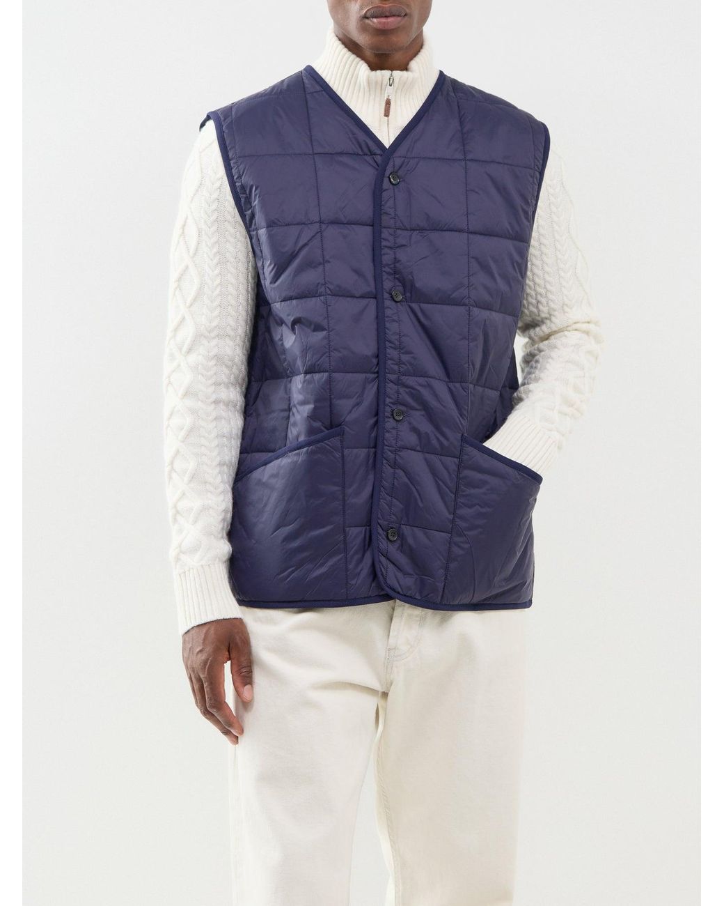 Paul Smith Blue Parka With Detachable Liner for men