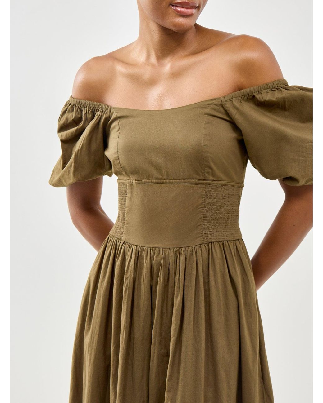 Nobody's Child Green Mara Midi Dress