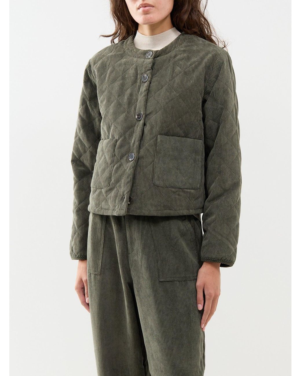 Soya Concept Green Bindi 21 Corduroy Jacket