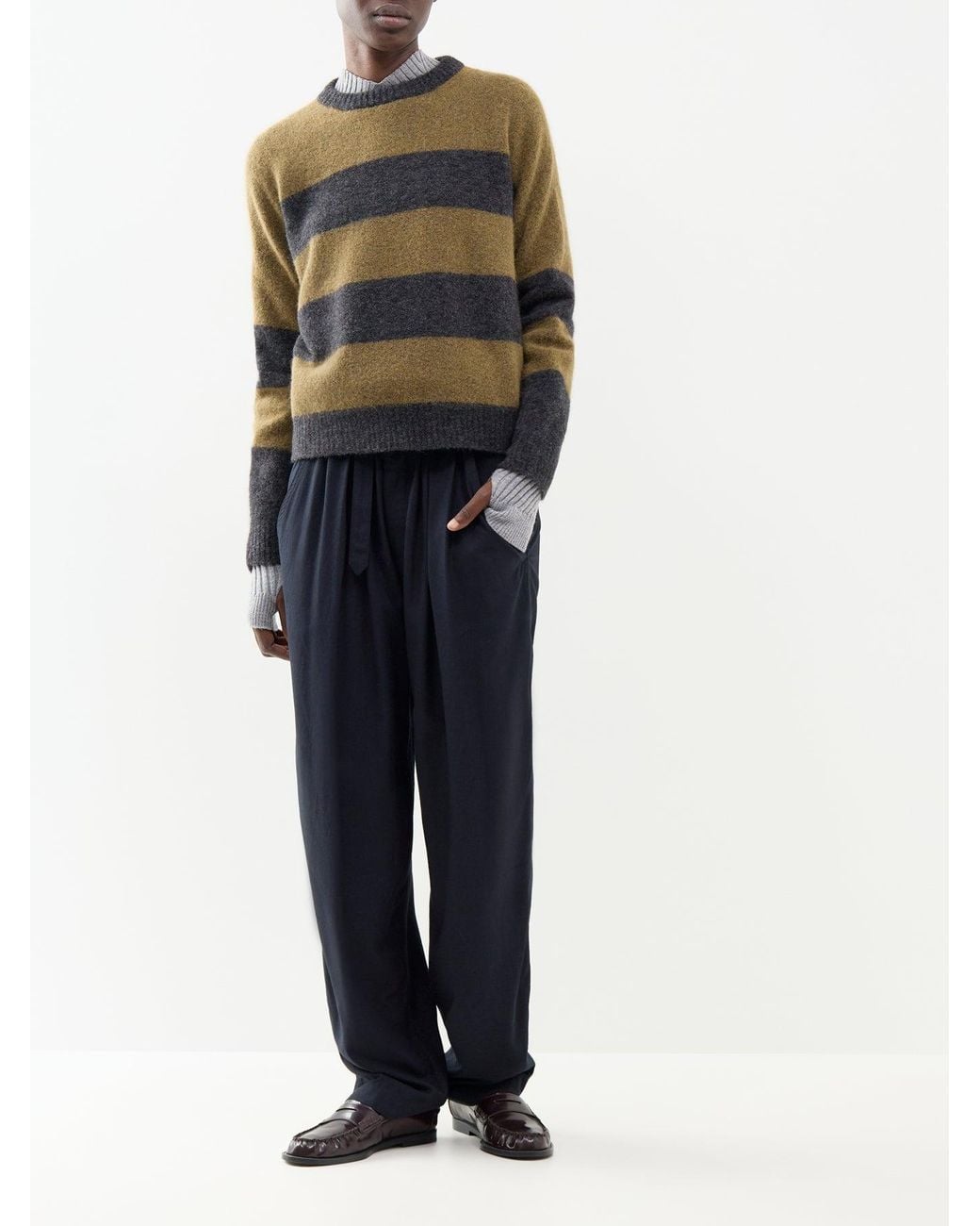 Weekend by Maxmara Green Tuono Alpaca Blend Crew Neck Jumper