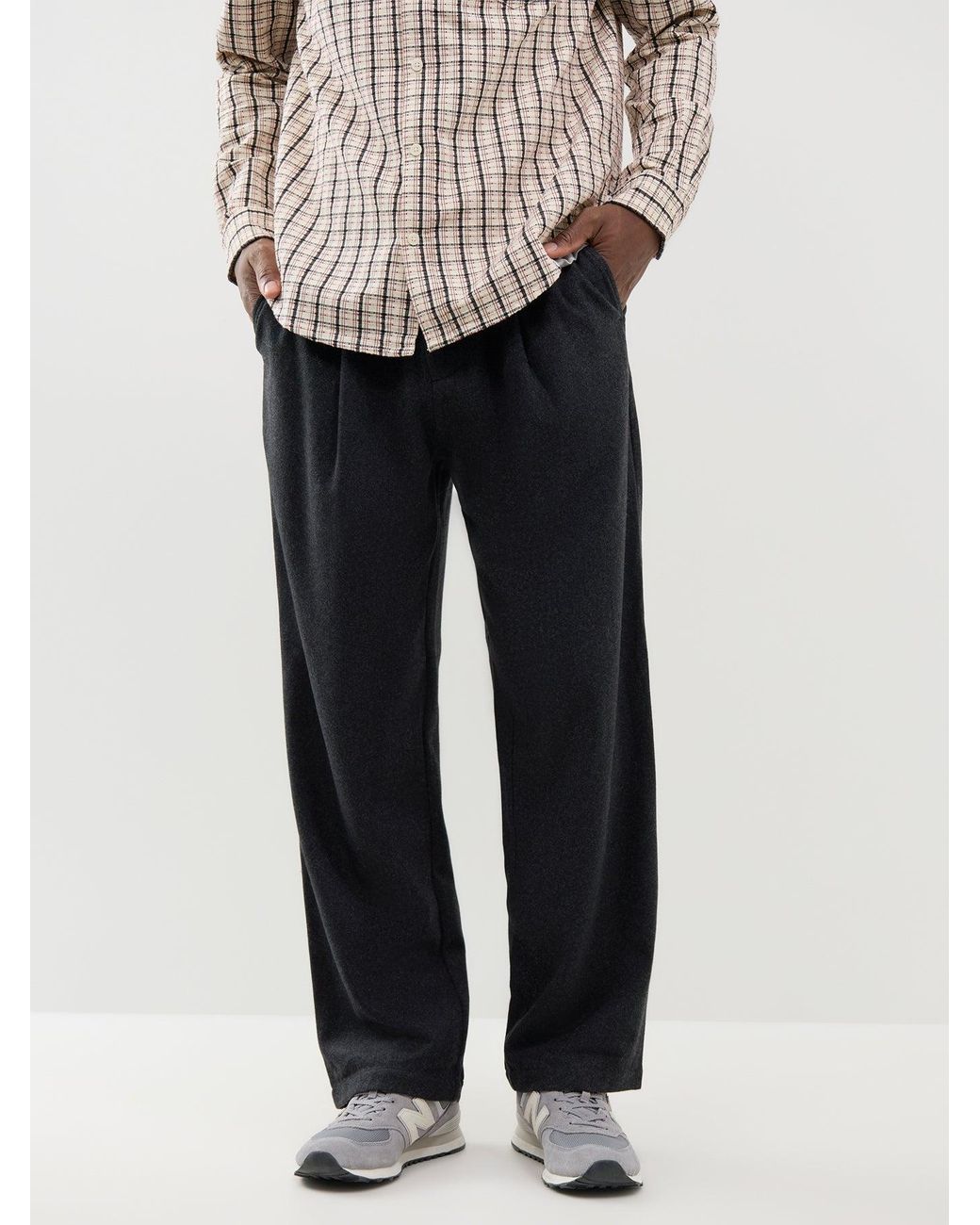 Wax London Blue Malham Trousers for men
