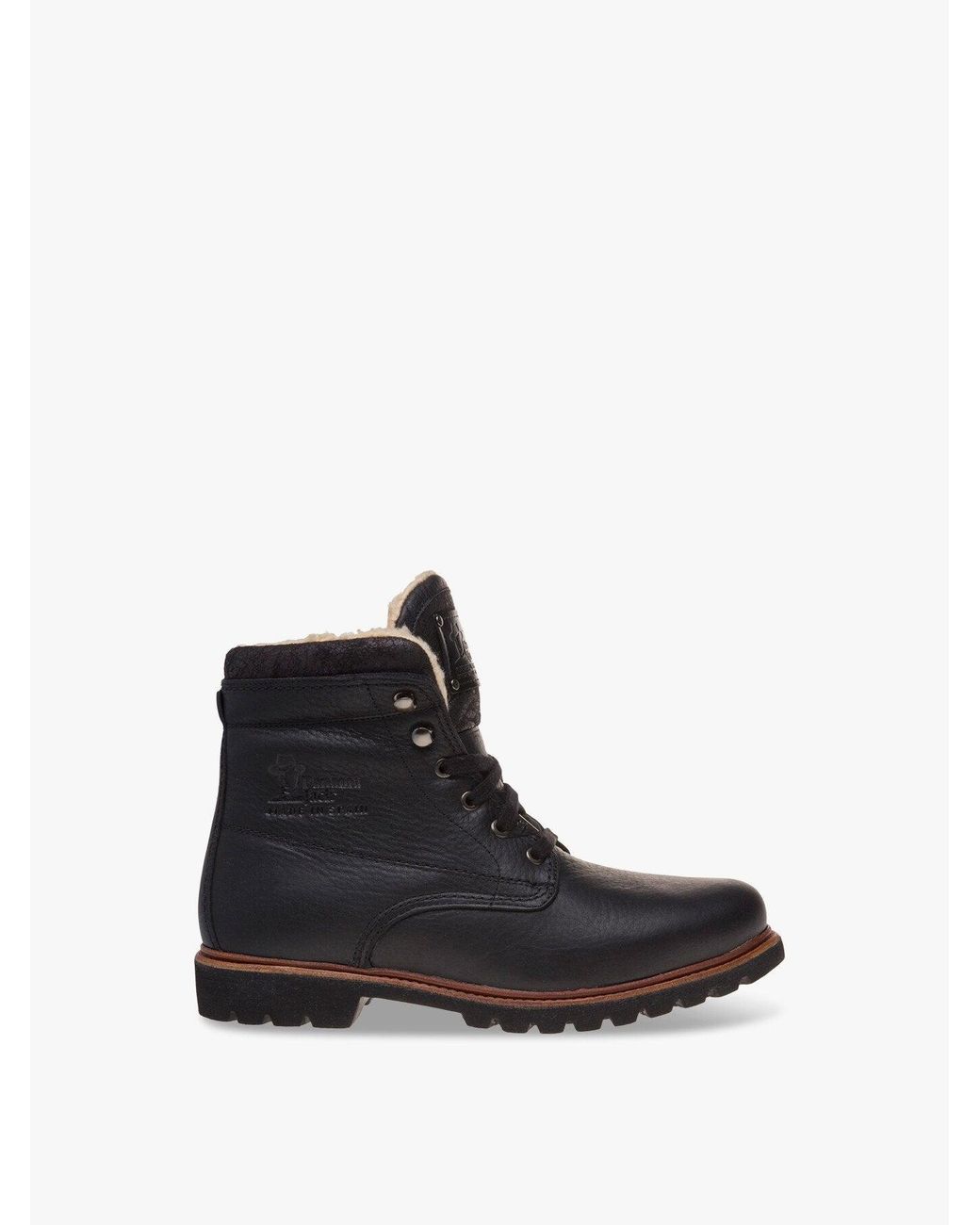 Panama Jack Black Panama 03 Aviator Boots, Leather for men