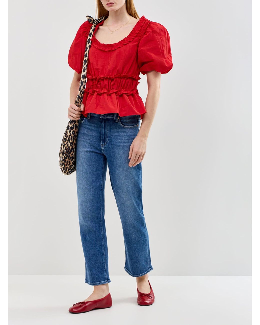 PAIGE Blue Mason Bootcut Jeans Monaco