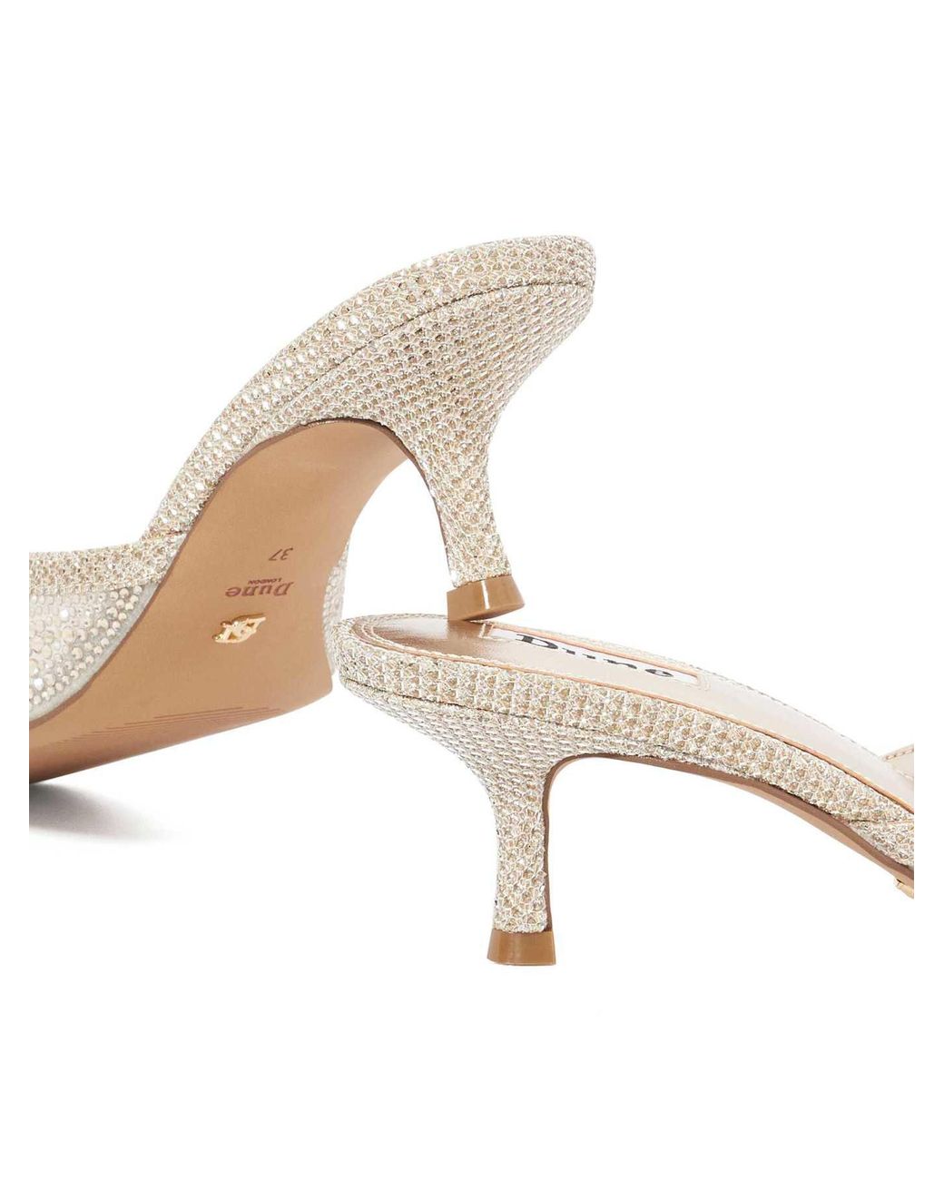 Dune White Milo Sandals