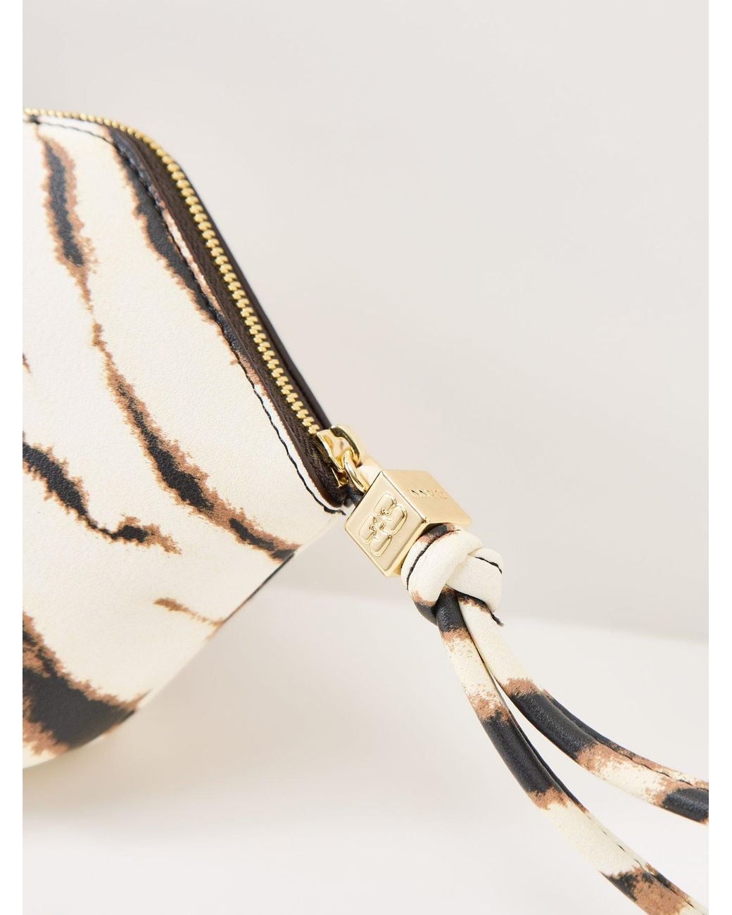 Ganni White Bou Makeup Pouch Multi Bag