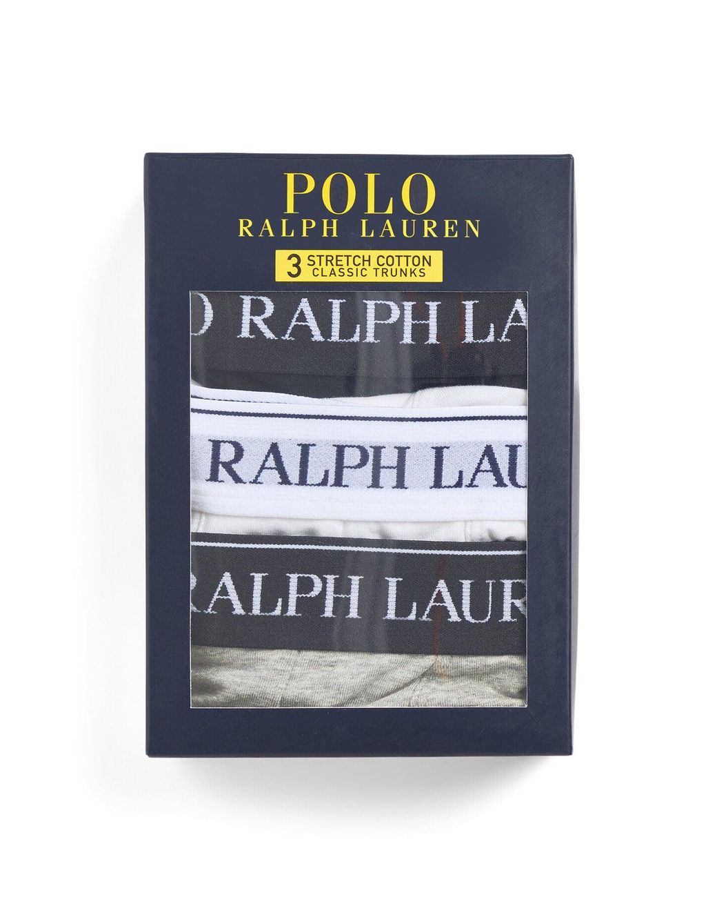 Polo Ralph Lauren White Classic 3 Pack Trunks for men