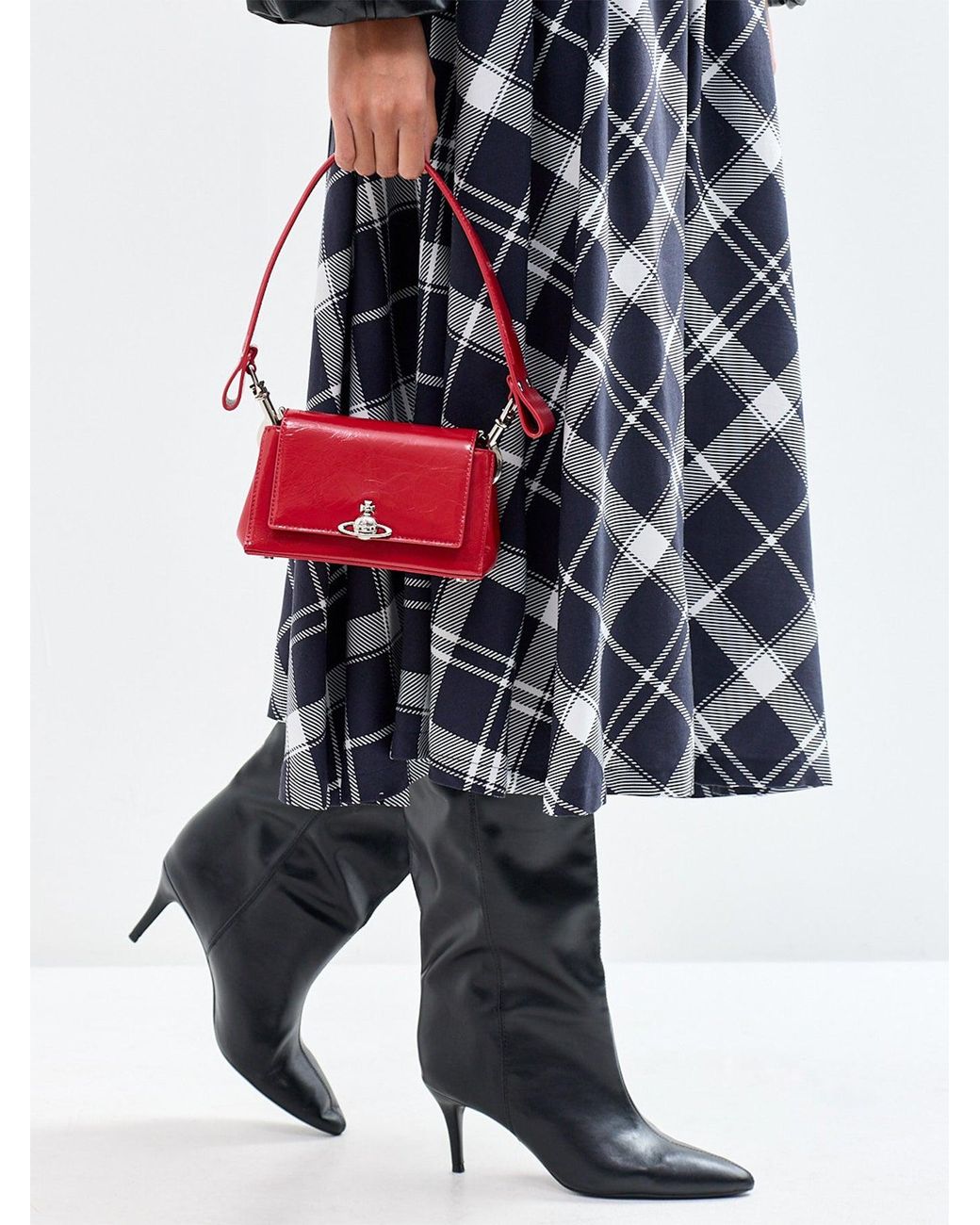 Vivienne Westwood Red Hazel Small Calf Handbag
