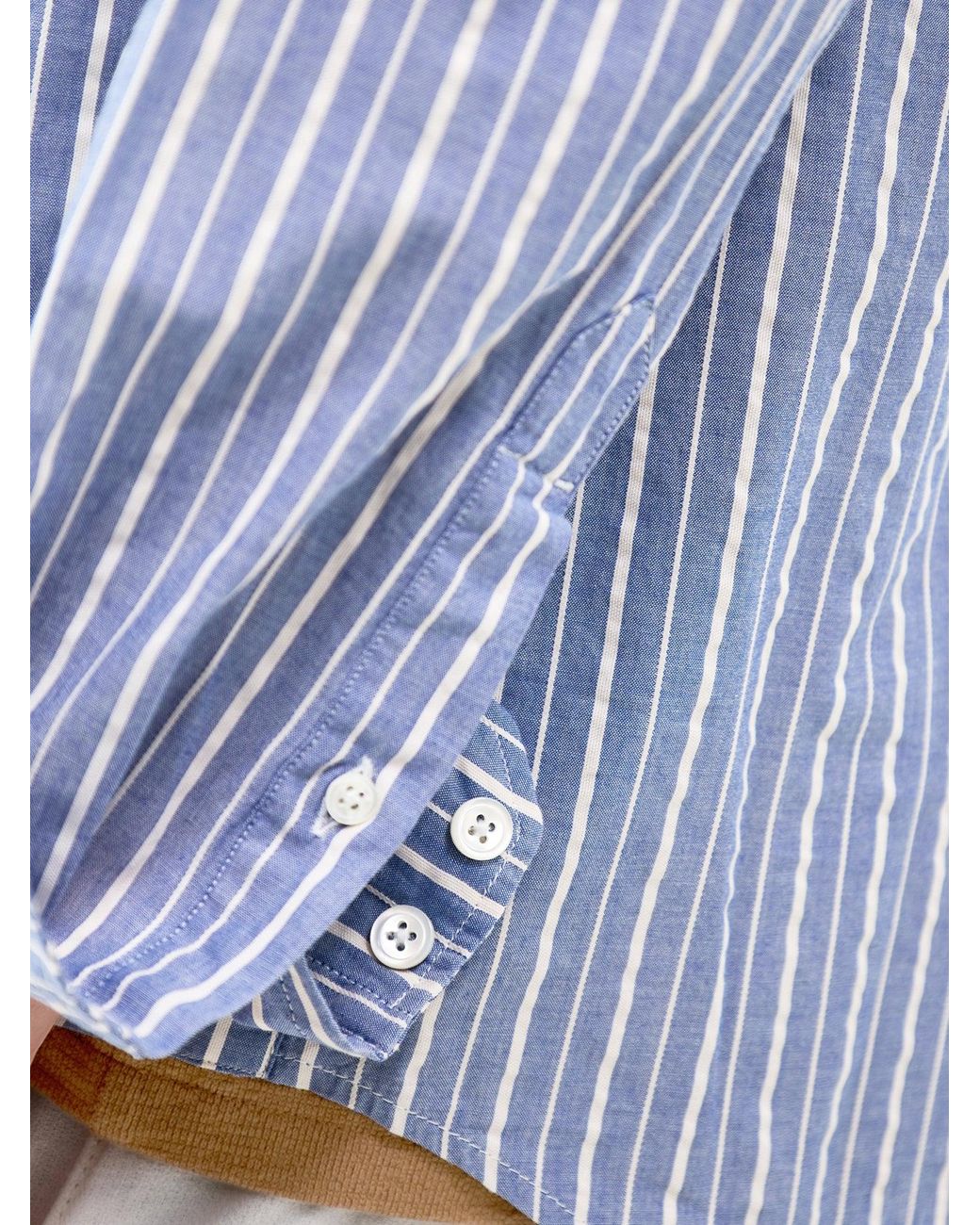 Hartford Blue Long Sleeve Shirt for men