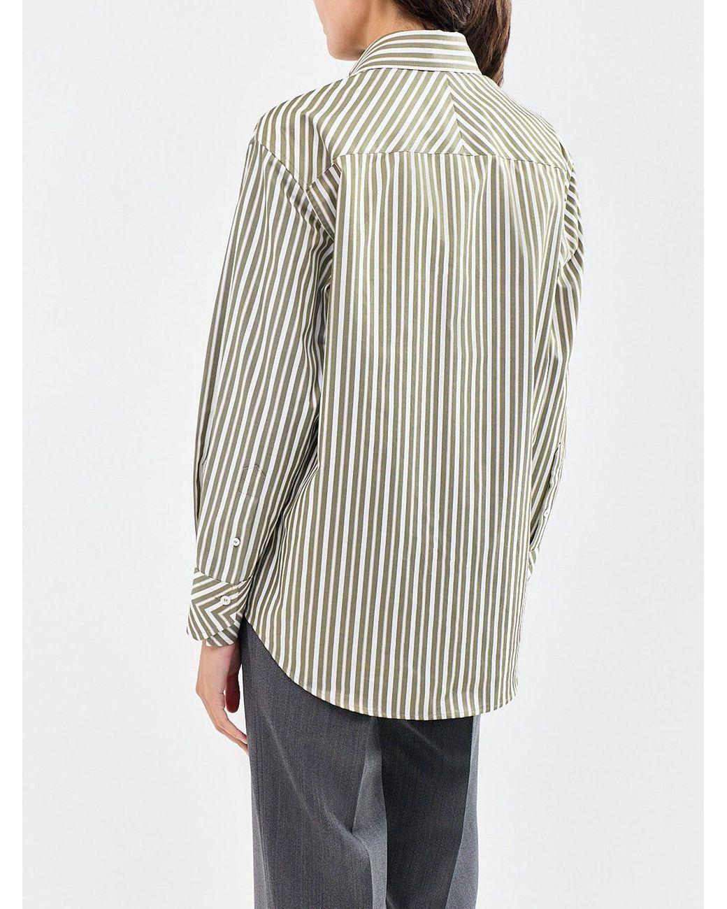 Victoria Beckham White Pocket Detail Shirt Marsh