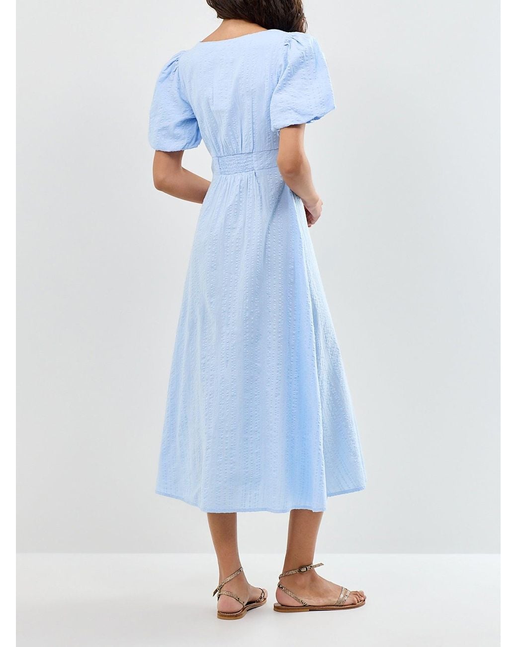 Nobody's Child Blue Melody Midi Dress