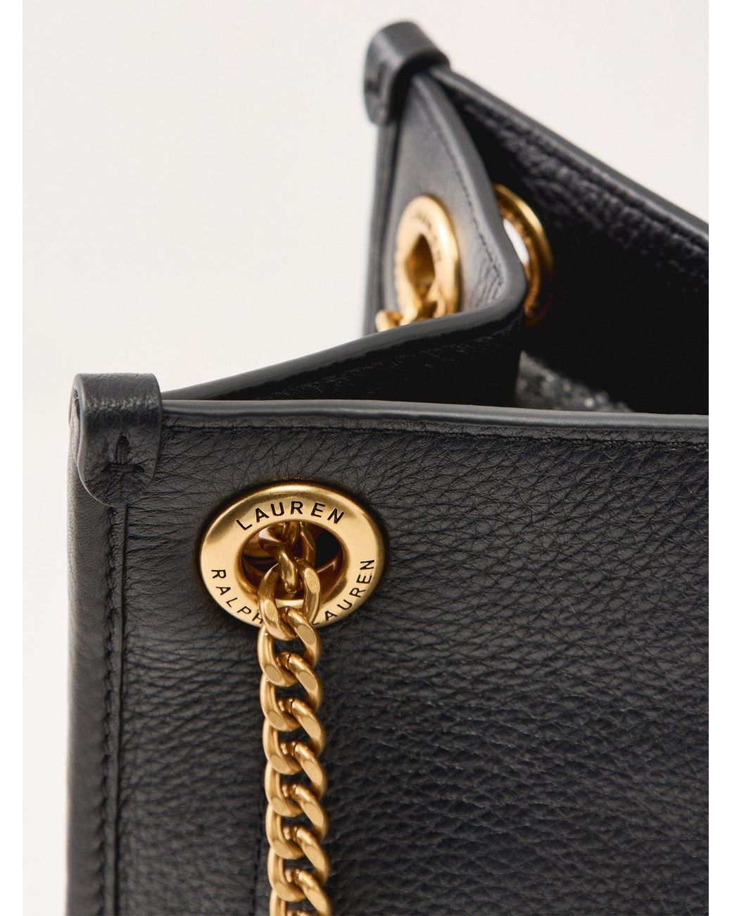 Ralph Lauren Black Bradley Md Shopper Tote Bag