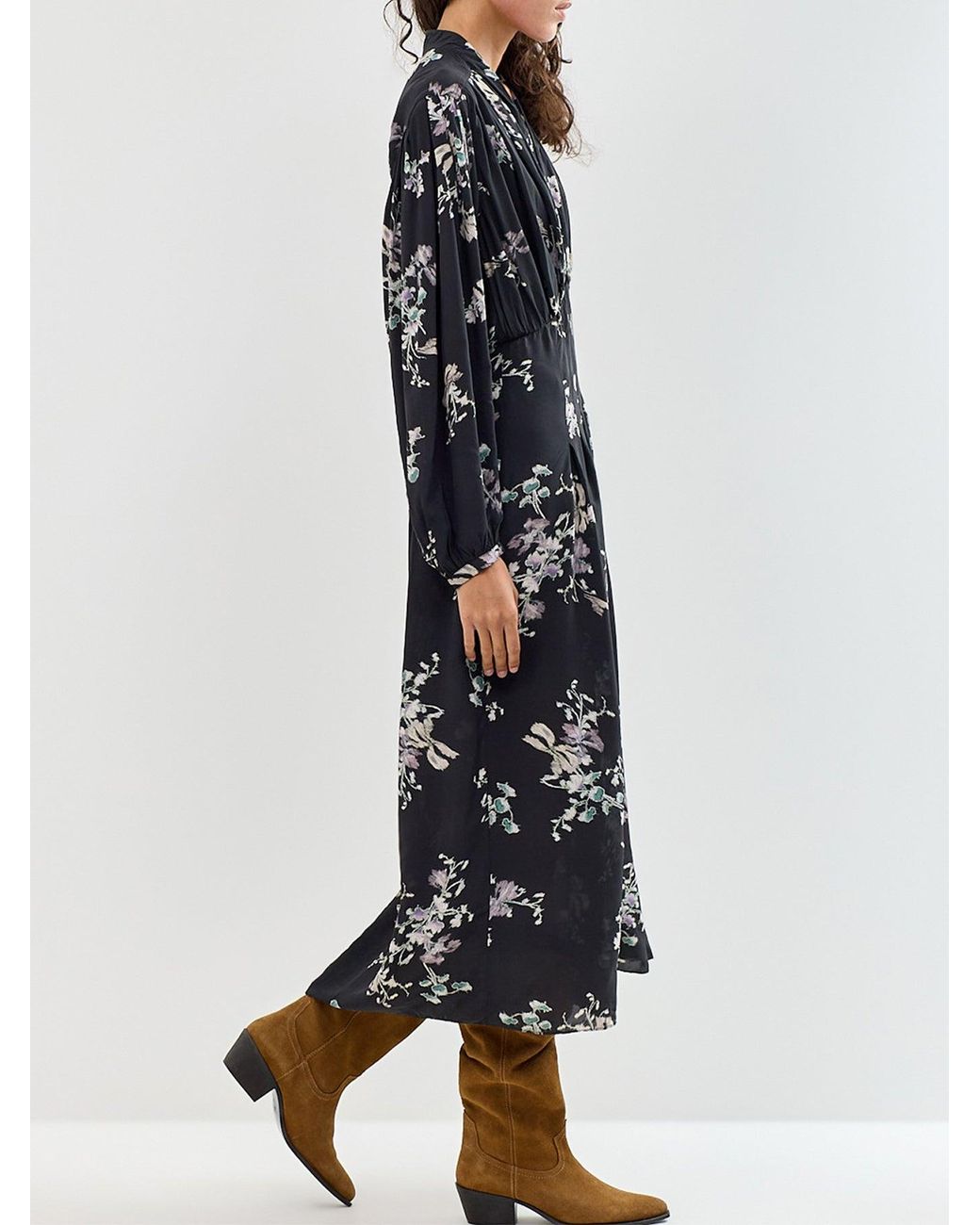 Isabel Marant Black Lynoa Maxi Dress