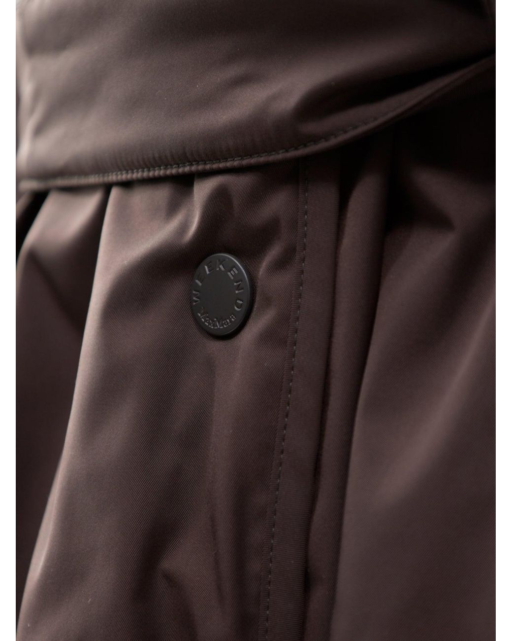 Weekend by Maxmara Brown Massa Quilted Coat