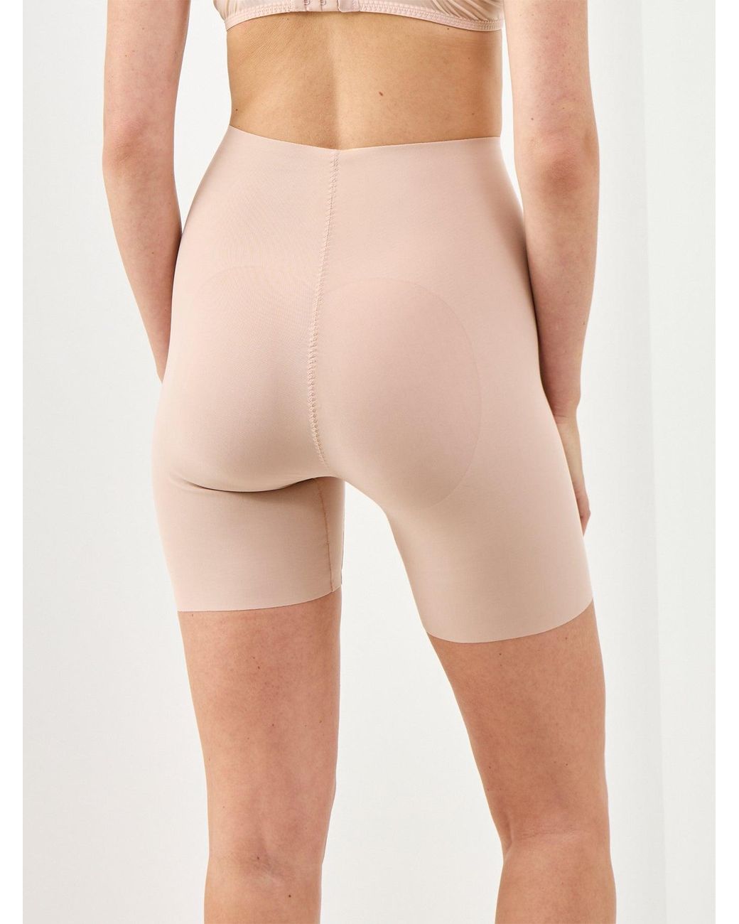 Calvin Klein White Stay Put Mesh Sculp Firm Slimmer Short