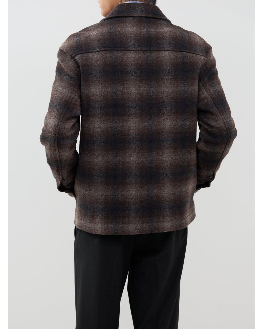 SELECTED Black Mitch Shirt Jacket for men