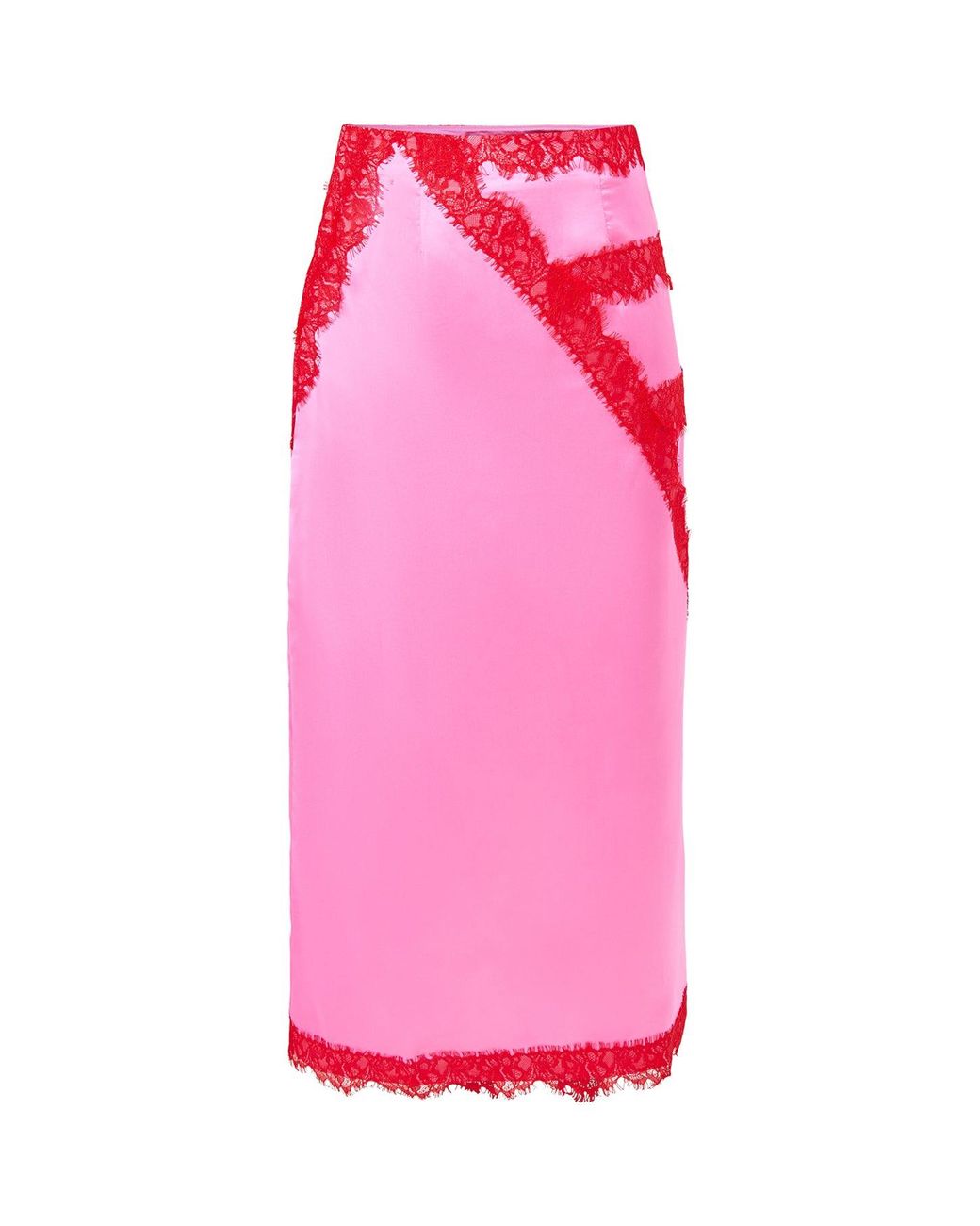 Never Fully Dressed Pink Maxi Lace Lily Skirt