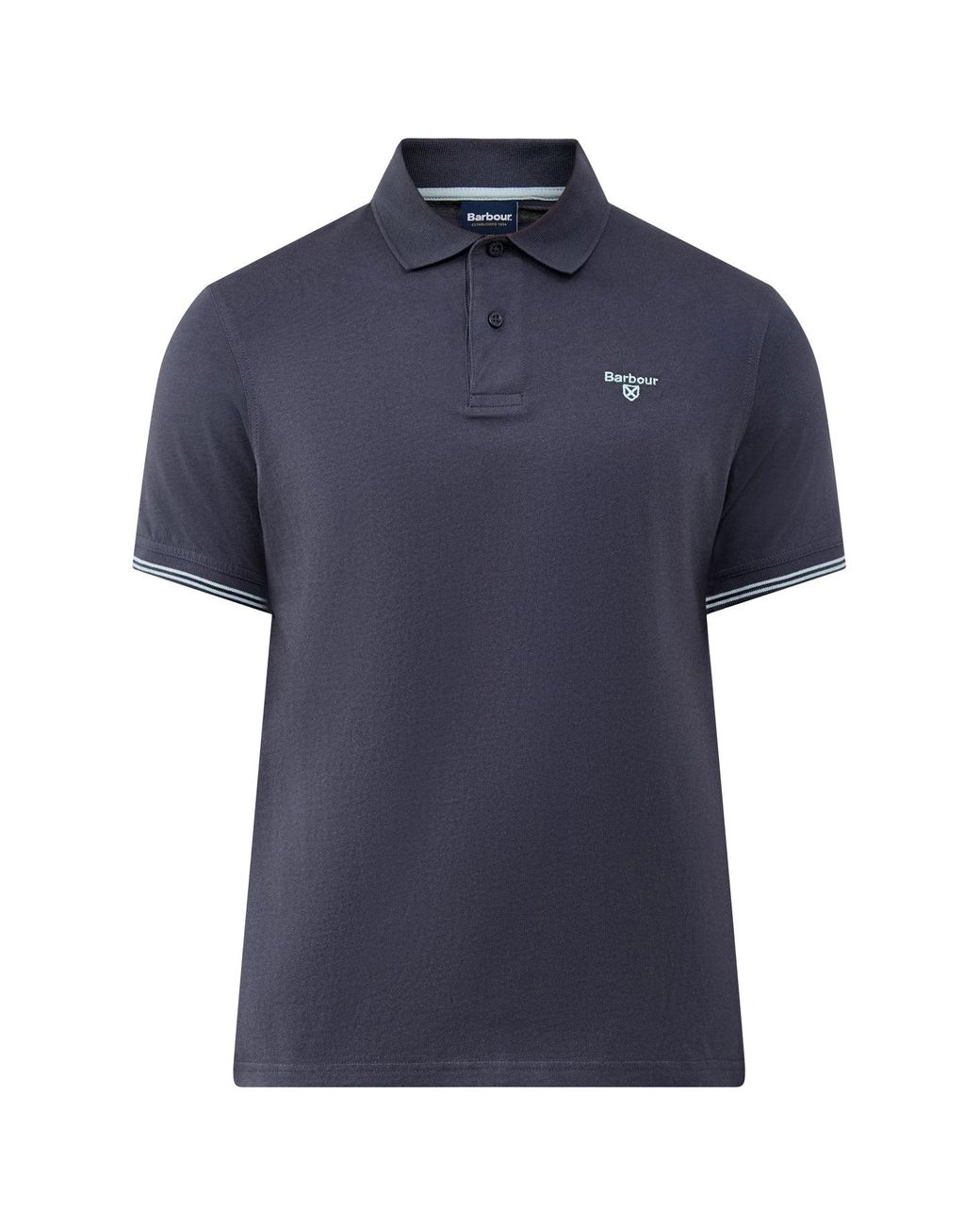Barbour Blue Austwick Tailored Polo Shirt for men