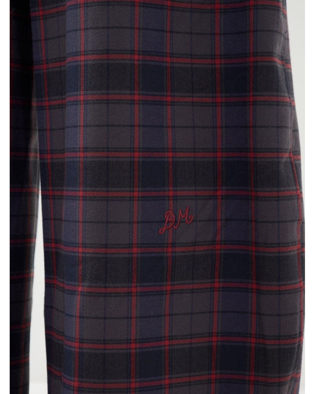 Damson Madder Blue Haisley Check Trousers