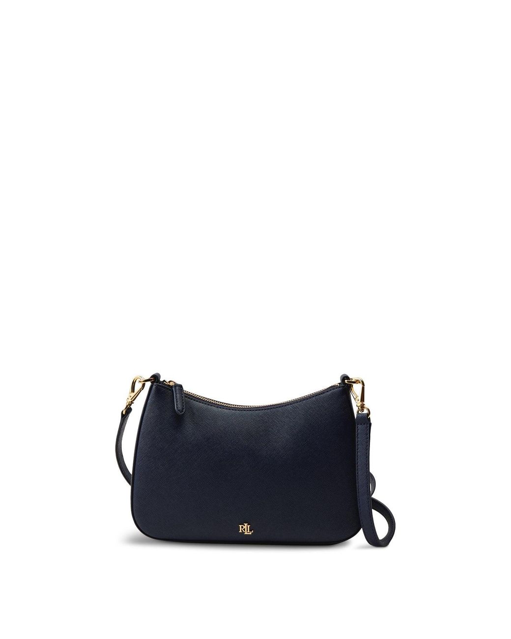 Ralph Lauren Blue Danni 26 Medium Shoulder Bag