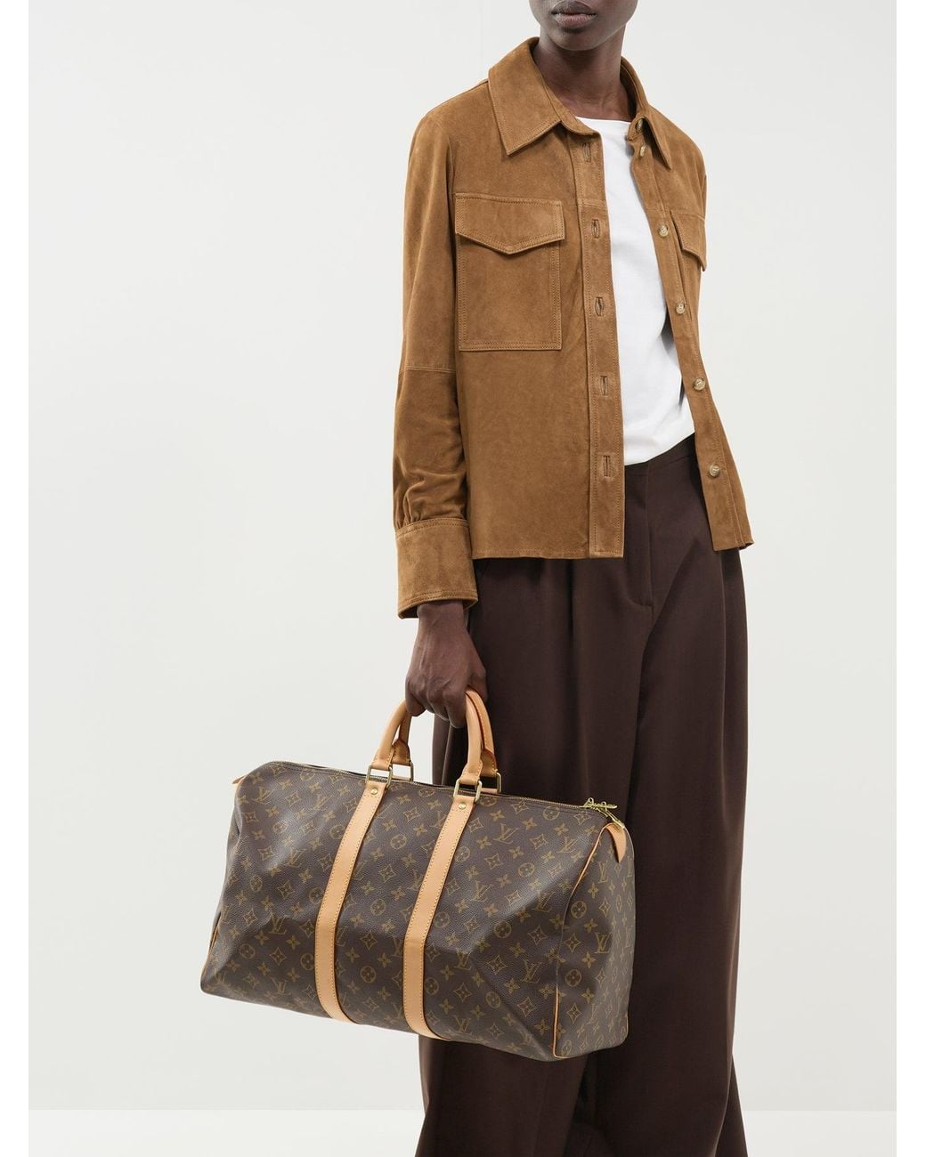 Le Prix Brown Louis Vuitton Monogram Keepall 45 – Bag