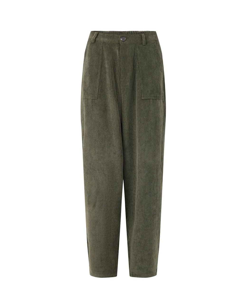 Soya Concept Green Bindi 20-C Corduroy Trousers