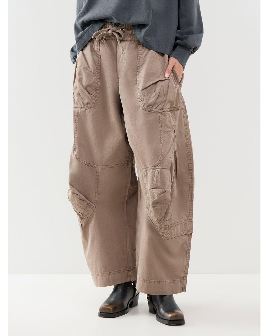 Free People Natural Onset Parachute Trousers