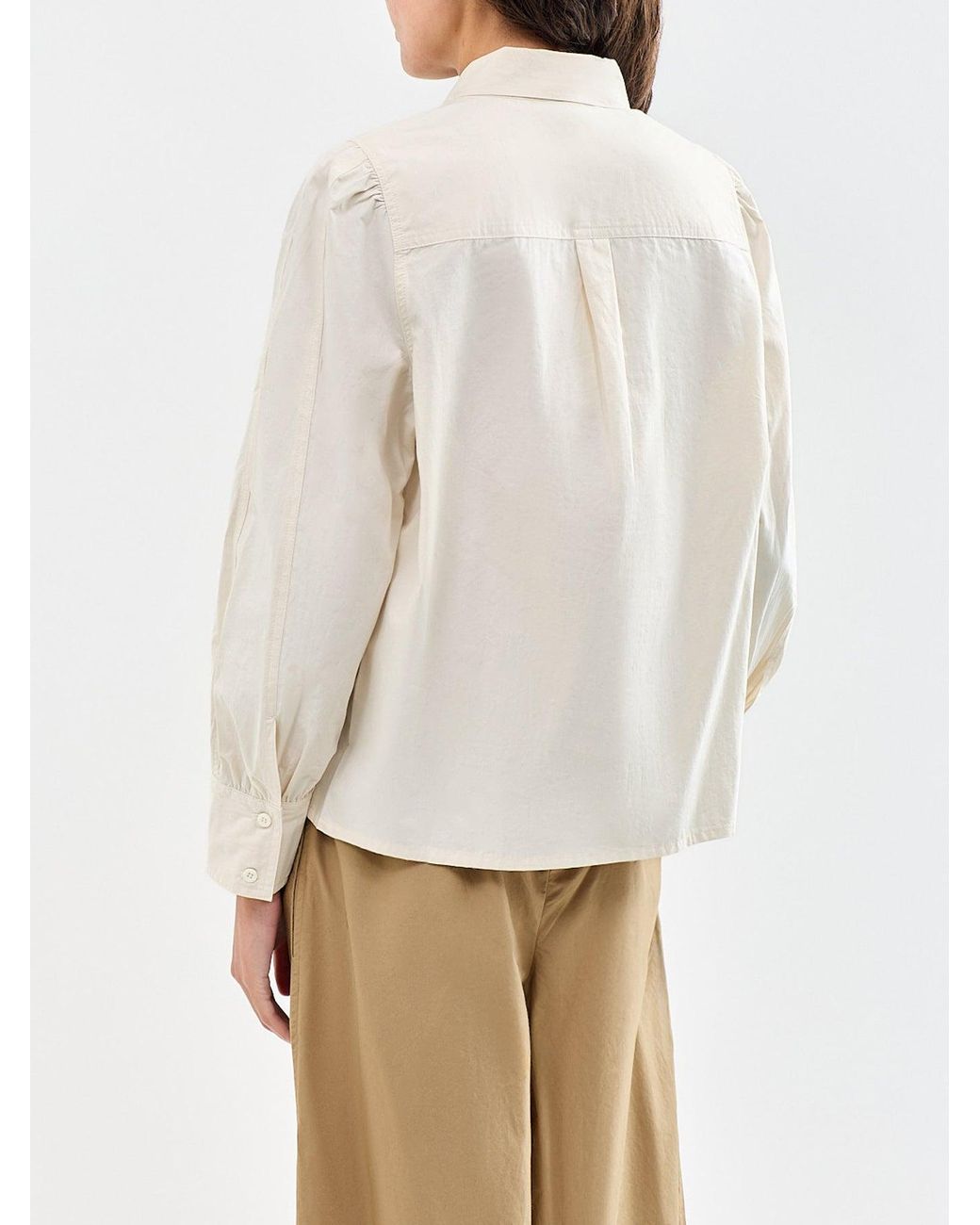 FRNCH White Taisha Blouse Cream