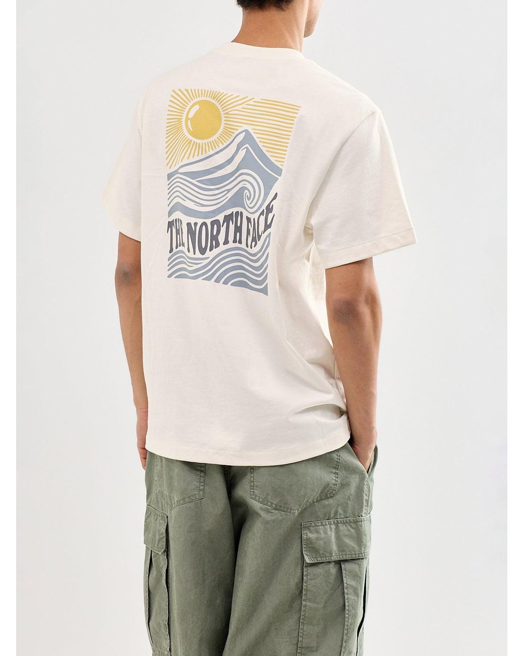 The North Face White Mountain Escape Relaxed T-Shirt Cream for men