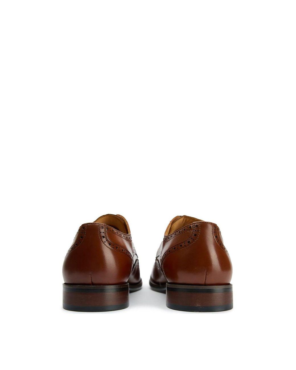 Sole Ldn Brown Hoggle Brogue Shoes for men