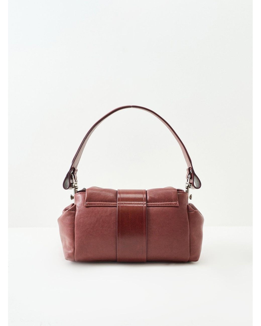 Vivienne Westwood Purple Hazel Treasure Shoulder Bag Burgundy