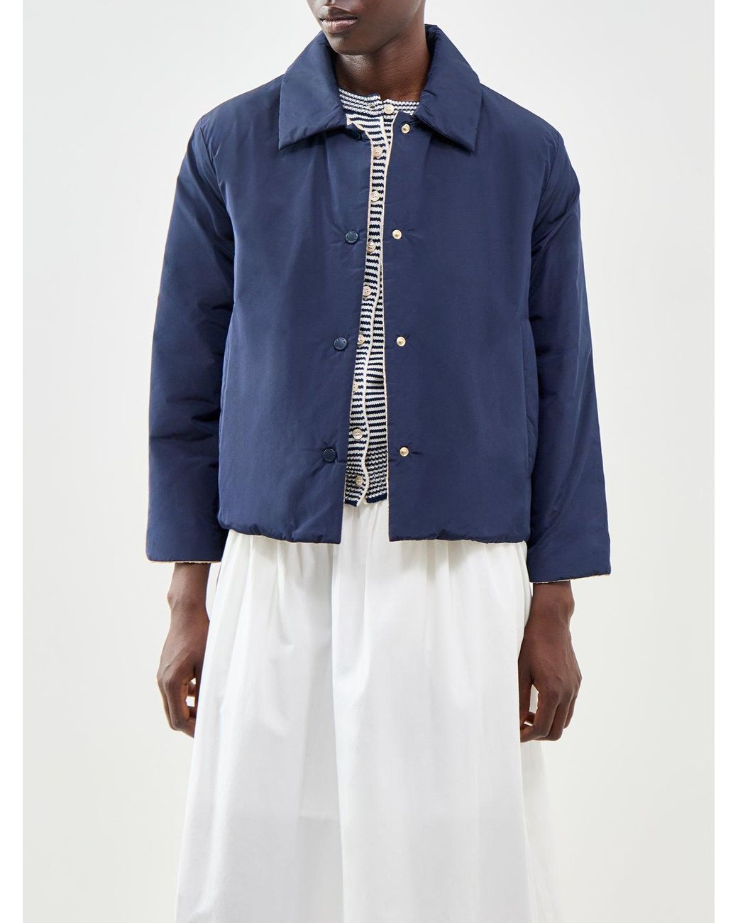 Weekend by Maxmara Blue Falena Quilted Jacket