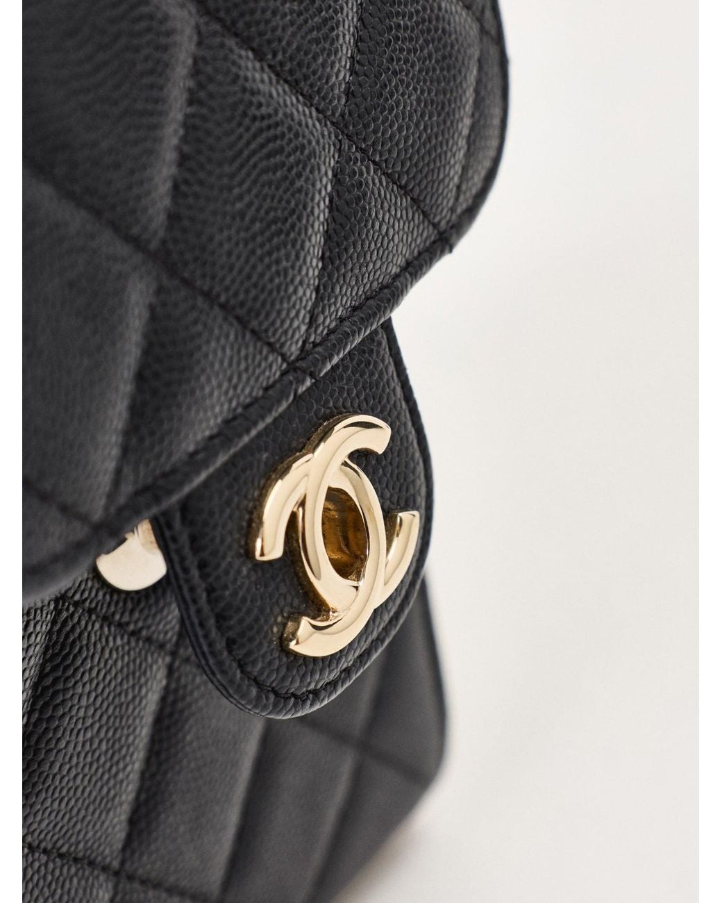Le Prix Black Coach Calfskin Phone Case Shoulder Bag –