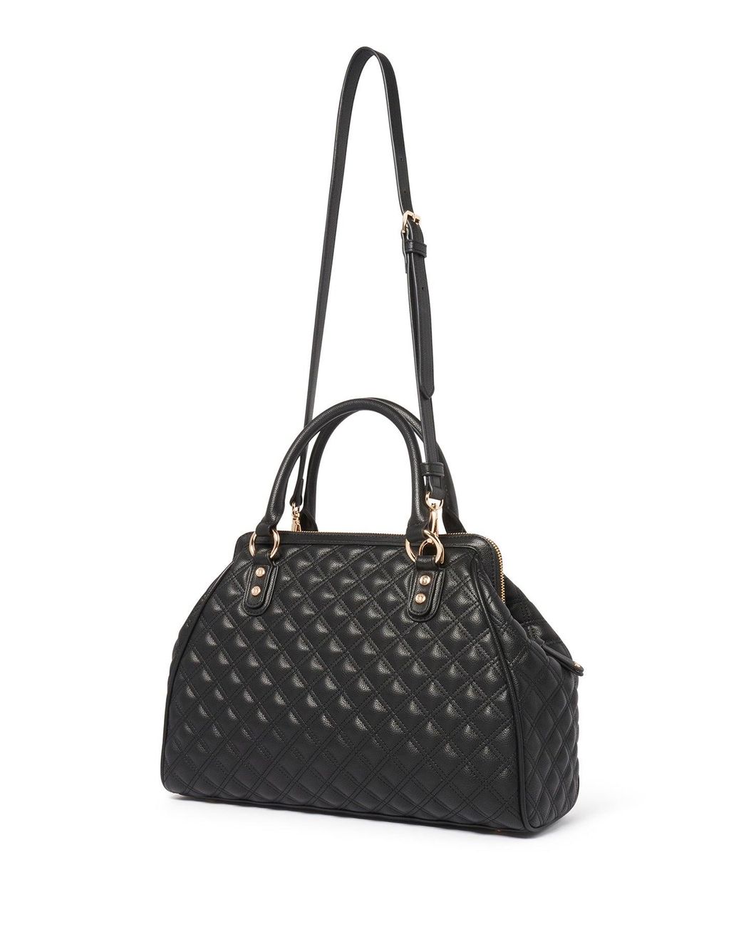 Forever New Black Signature Grace Quilted Tote Bag