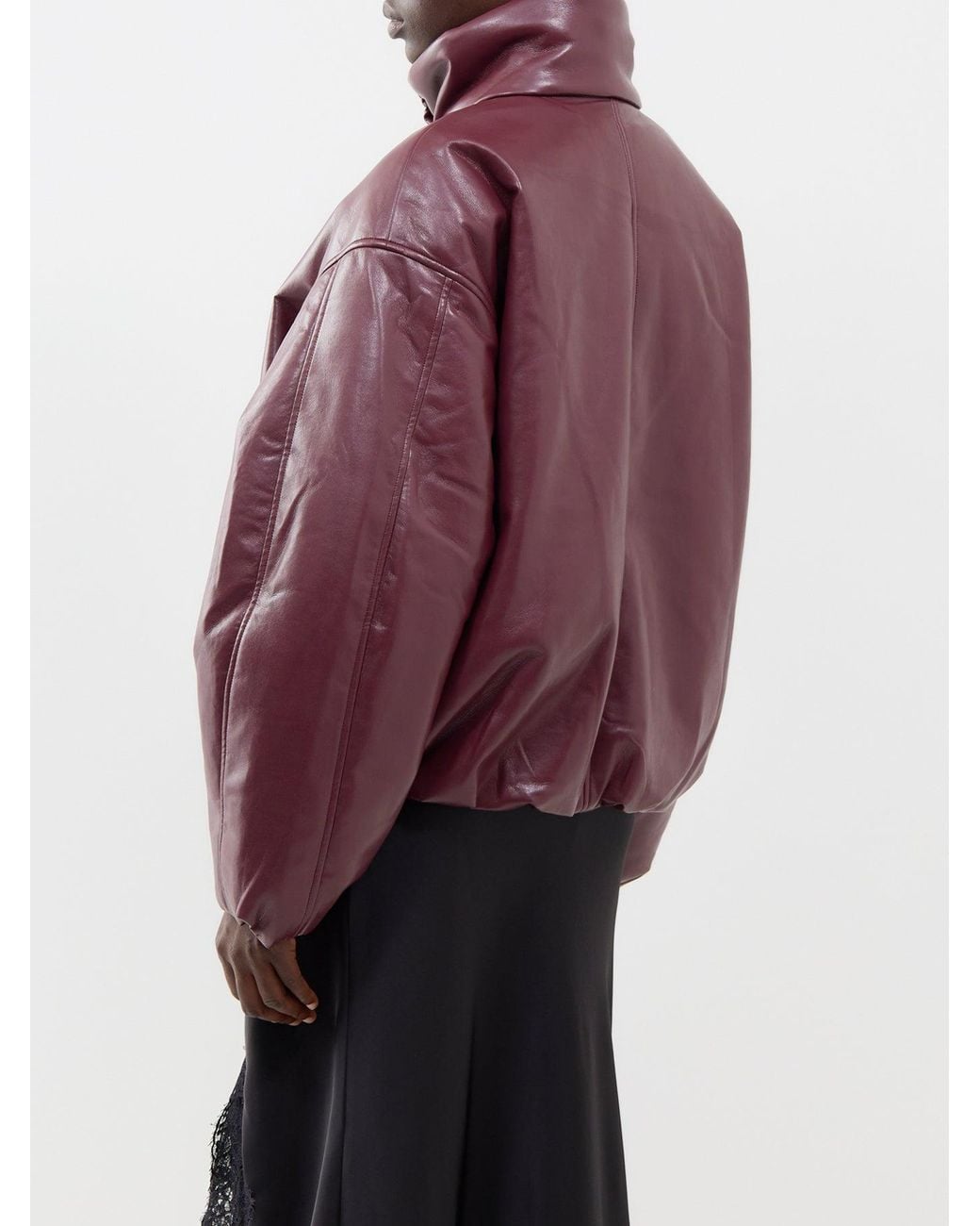 Anine Bing Purple Cyrus Bomber Jacket