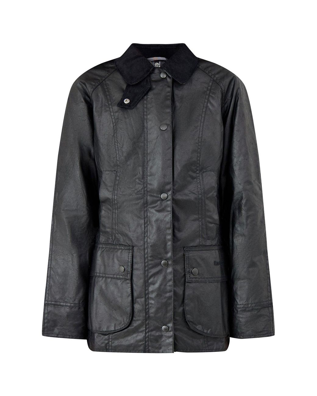 Barbour Black Classic Beadnell Wax Jacket