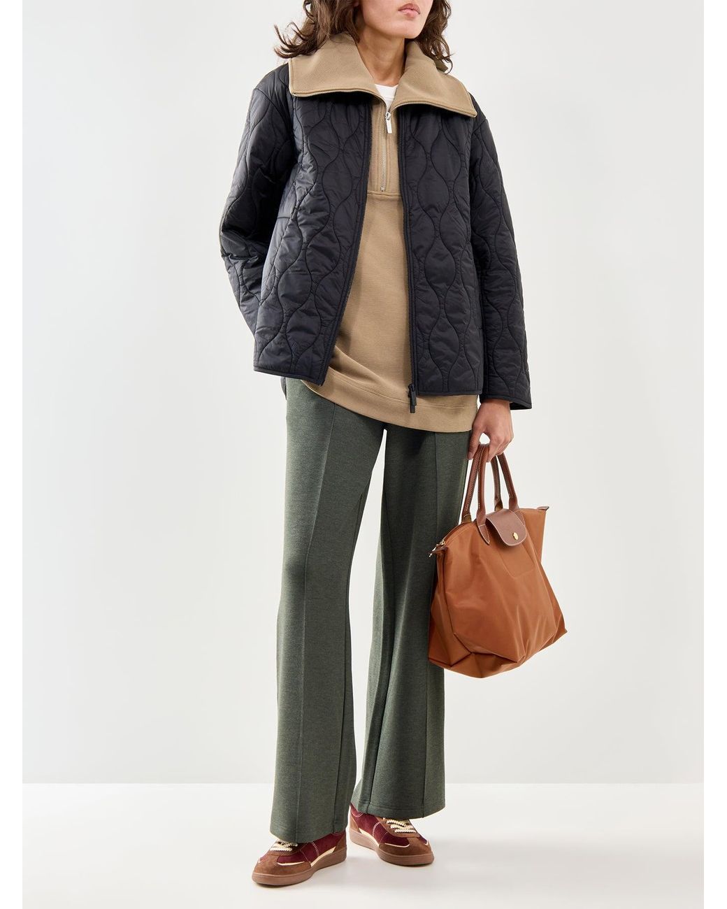 Varley Green Wide Leg Pant Khaki