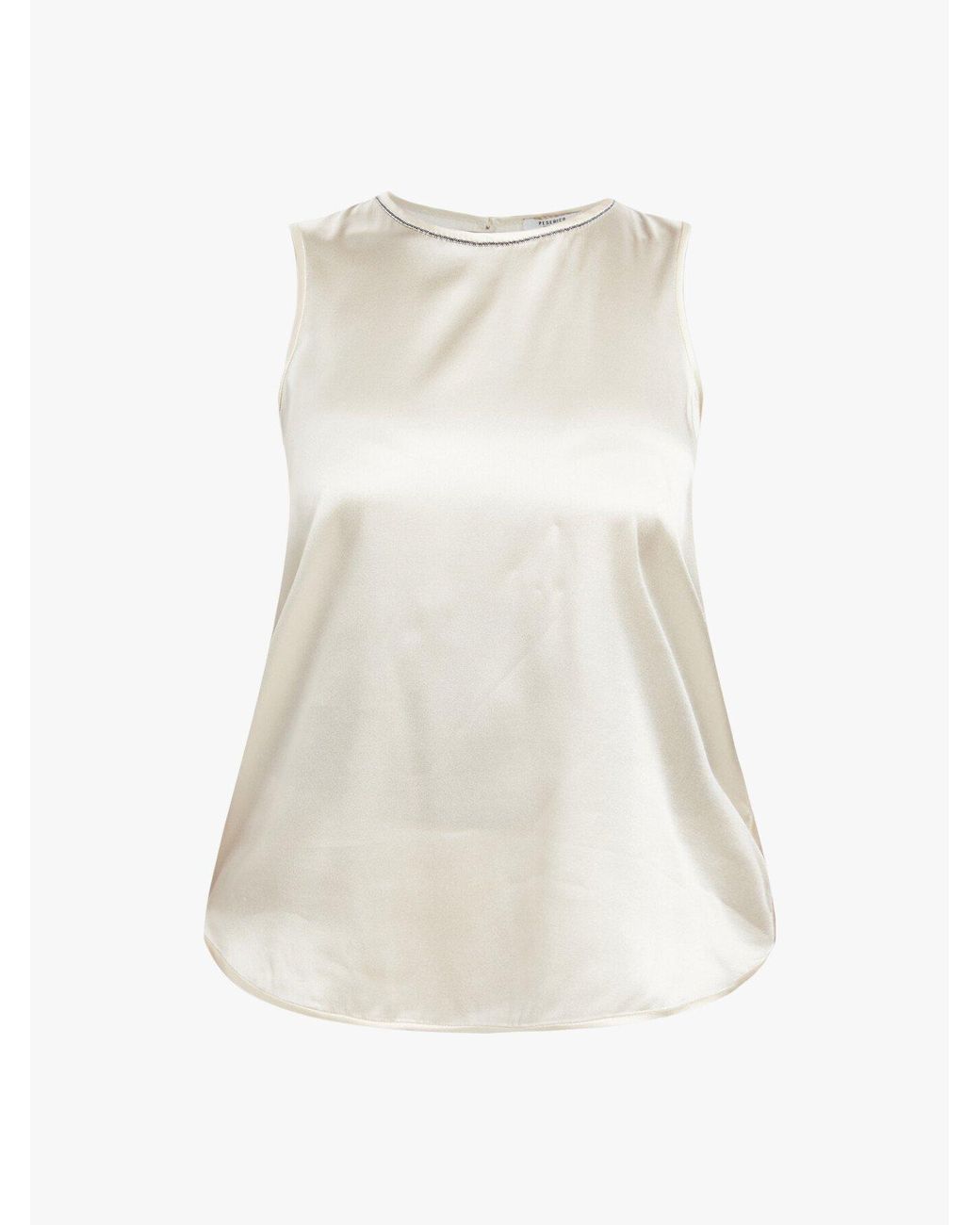 Peserico Shell Top in White | Lyst UK