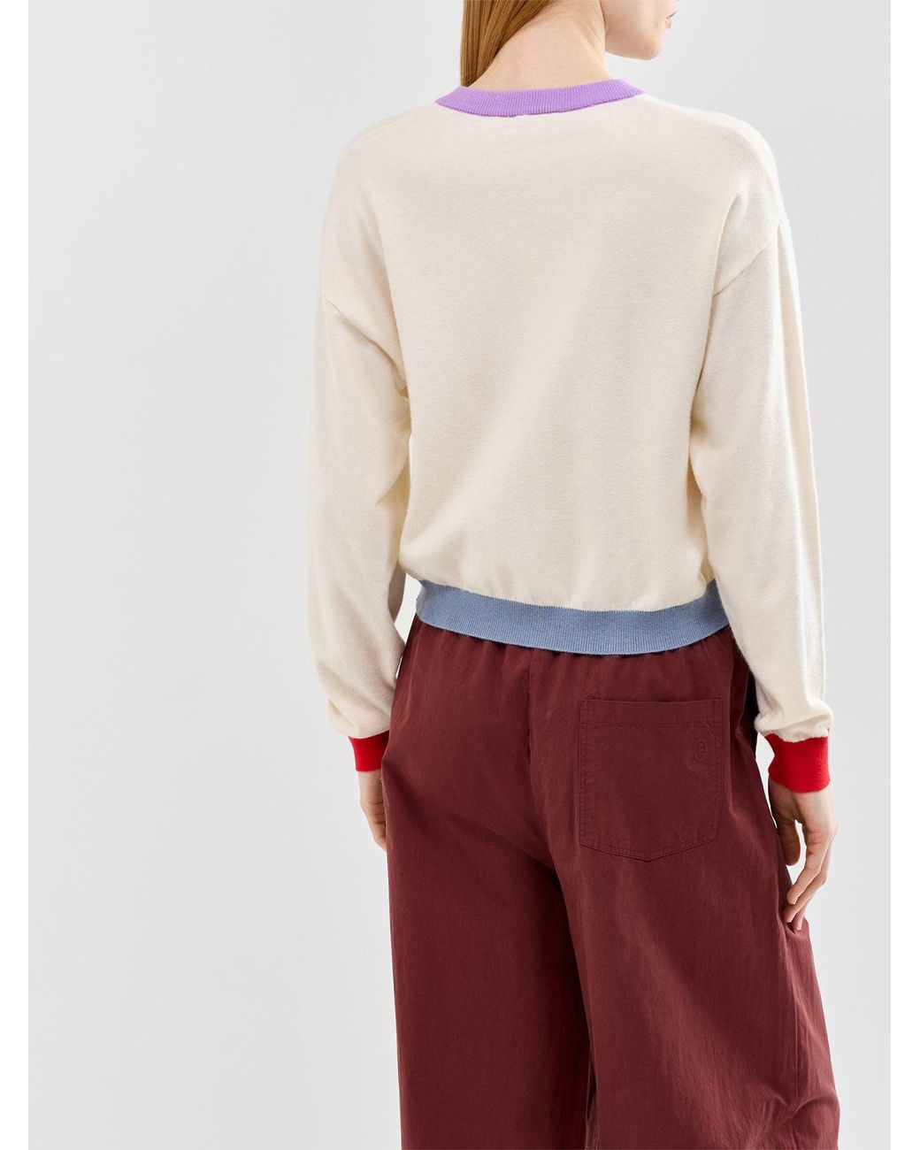 FRNCH White Patrick Cardigan